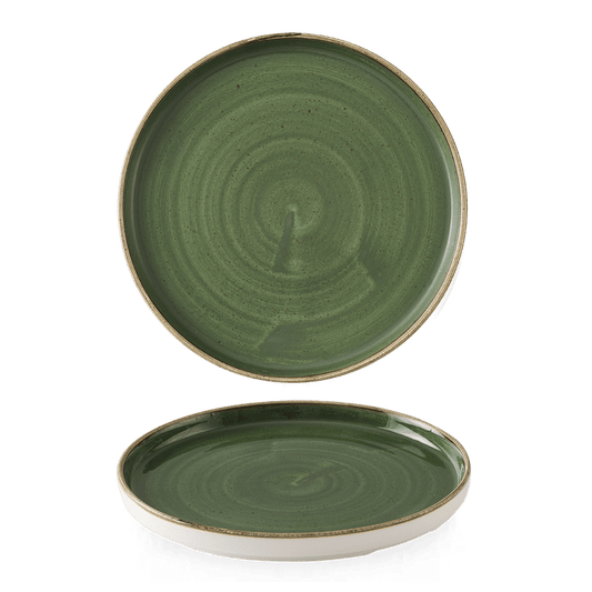 Stonecast Sorrel Green Walled Plate 10 2/8" Box of 6 (3-5 Working Days Delivery)