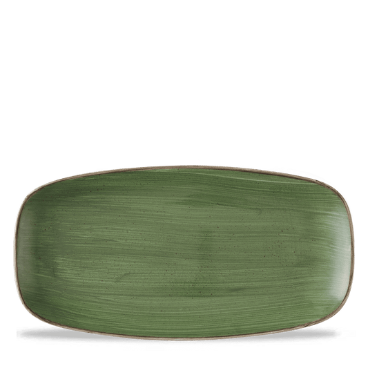 Stonecast Sorrel Green Chefs Oblong Plate 11 3/4X6" Box of 12 (3-5 Working Days Delivery)