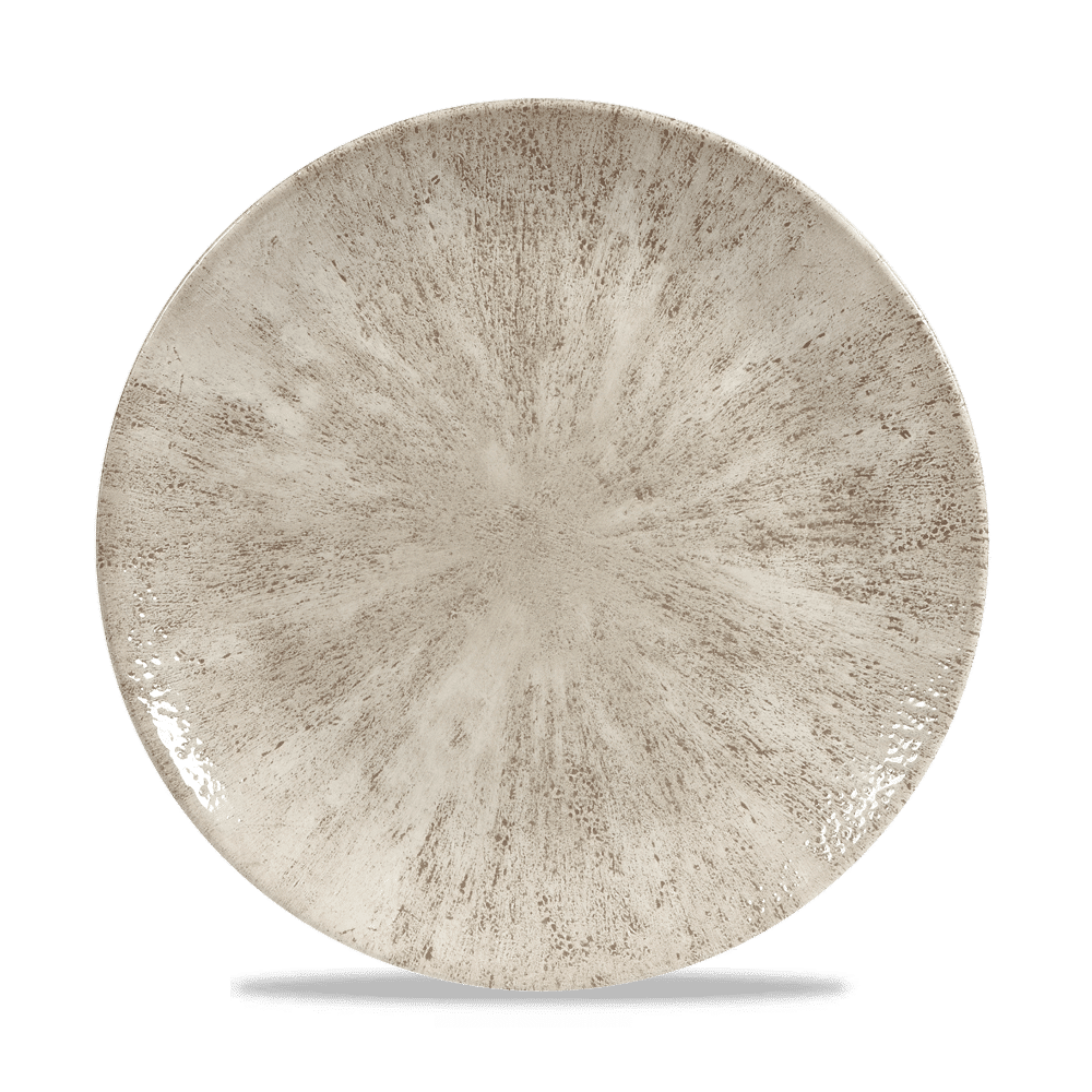Stone Agate Grey Evolve Coupe Plate 10.25" Box 12