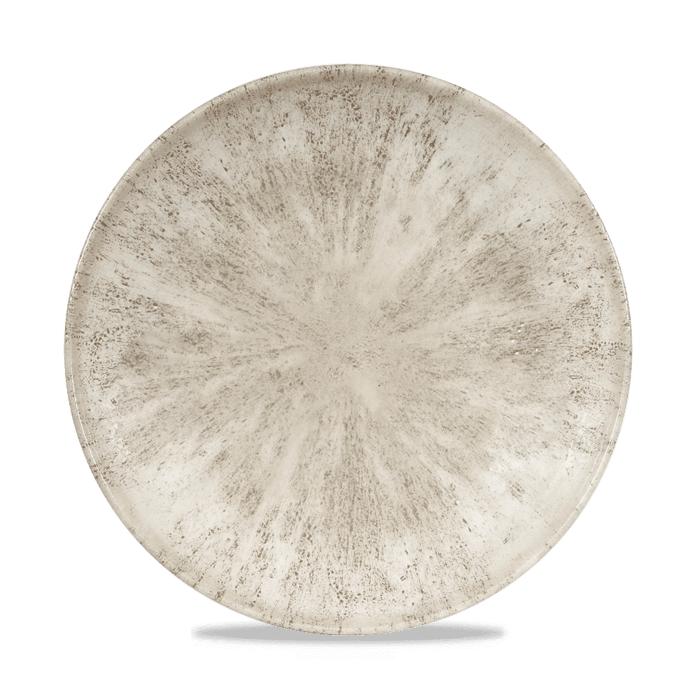 Stone Agate Grey Evolve Coupe Plate 8.67" Box 12