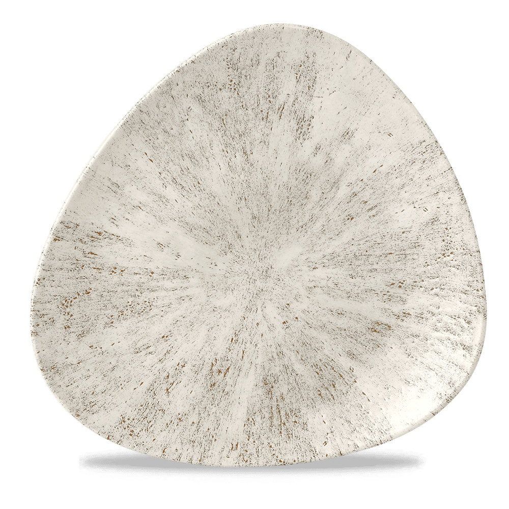 Stone Agate Grey Lotus Plate 11 1/4" Box 12