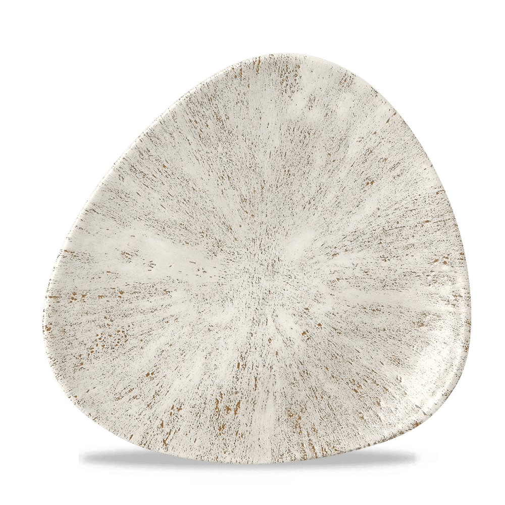 Stone Agate Grey Lotus Plate 8" Box 12