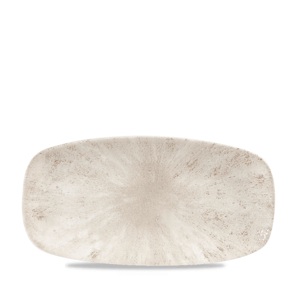 Stone Agate Grey  Chefs Oblong Plate 11 3/4X6" Box 12