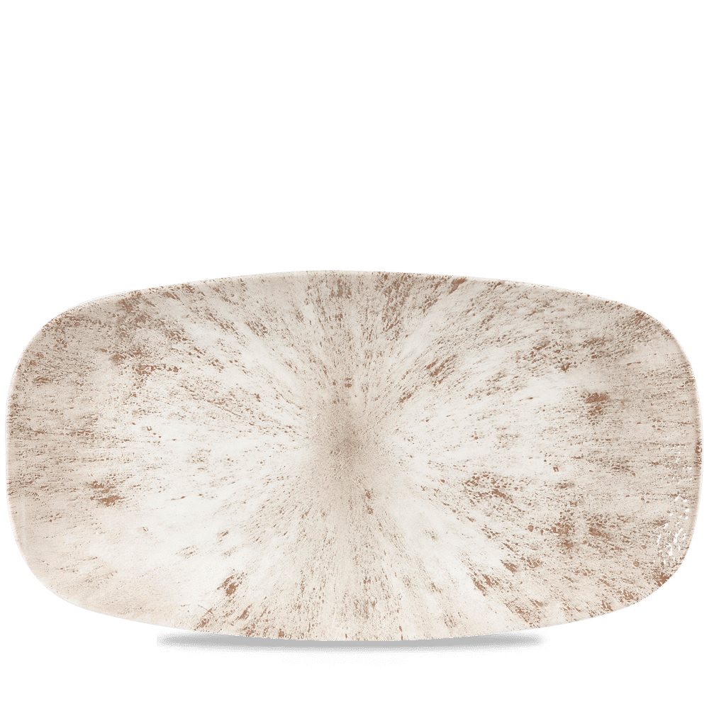 Stone Agate Grey  Chefs Oblong Plate 13 7/8X7 3/8" Box 6