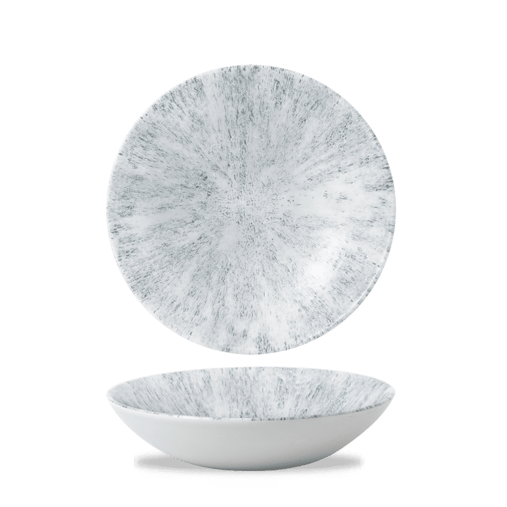 Stone Pearl Grey Evolve Coupe Bowl 7.25" Box 12