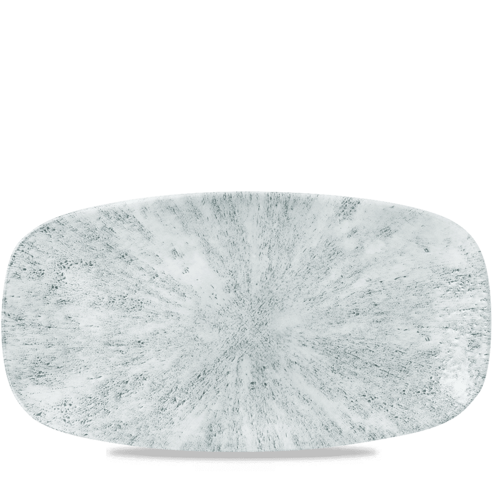Stone Pearl Grey  Chefs Oblong Plate 13 7/8X7 3/8" Box 6
