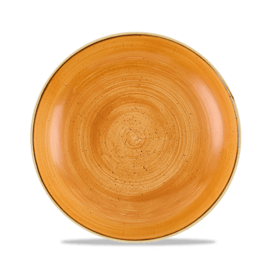 Stonecast Tangerine Evolve Coupe Bowl 9.75" Box of 12 (3-5 Working Days Delivery)