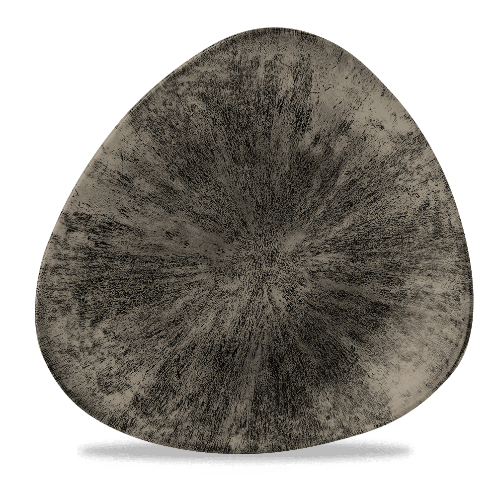 Stone Quartz Black Lotus Plate 11 1/4" Box 12