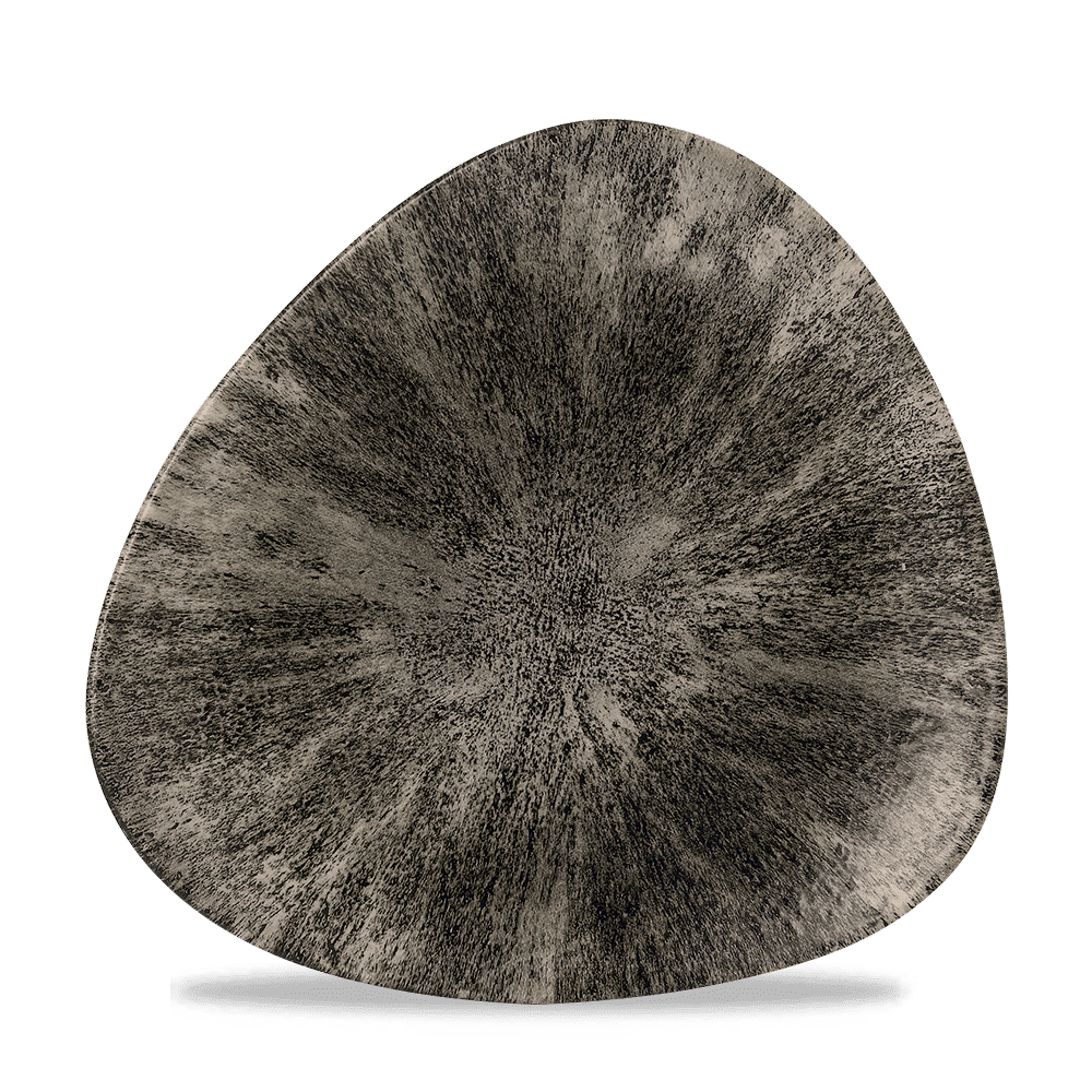 Stone Quartz Black Lotus Plate 8" Box 12