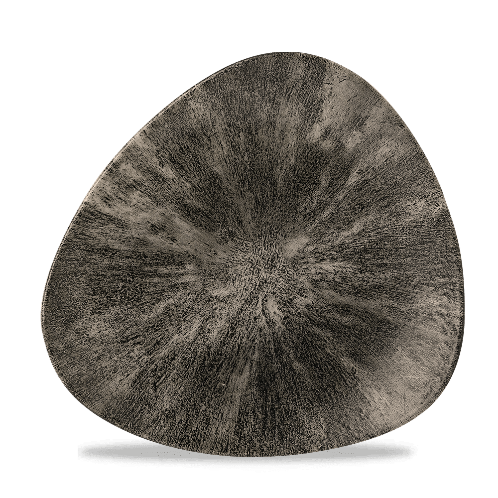 Stone Quartz Black Lotus Plate 9 5/8" Box 12