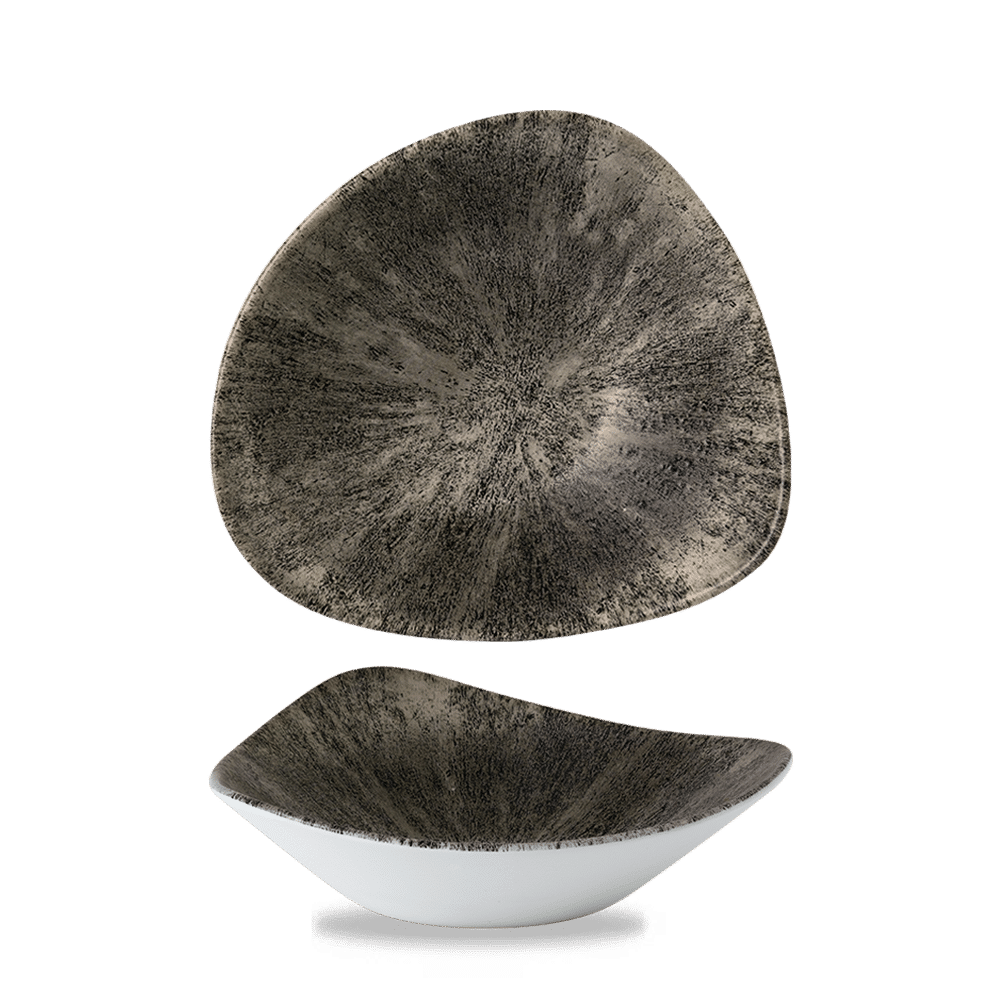 Stone Quartz Black Lotus Bowl 9" Box 12