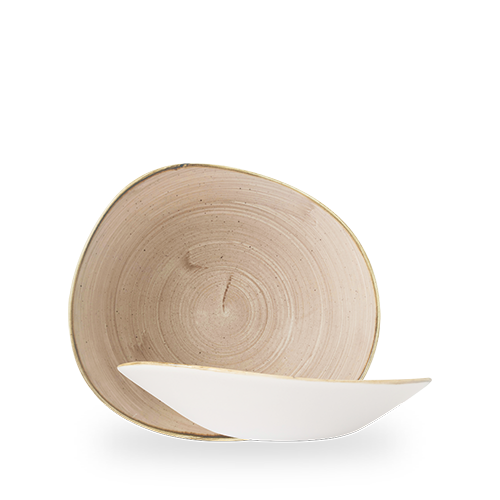 STONECAST TRUFFLE OPAL ORGANIC BOWL 25CM Box of 12 (3-5 Working Days Delivery)