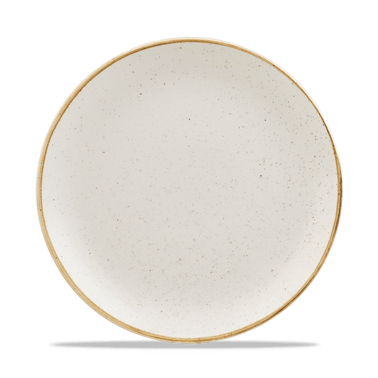 Stonecast Barley White Evolve Coupe Plate 26Cm Box of 12 (3-5 Working Days Delivery)