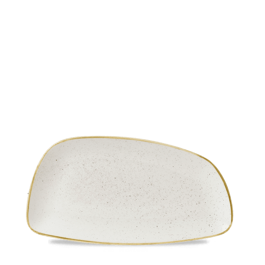 Stonecast Barley White Chefs Geo Plate 11 3/4X6 1/8" Box of 12 (3-5 Working Days Delivery)