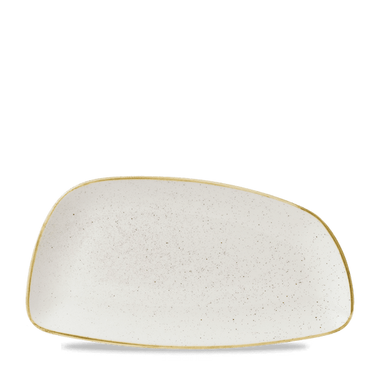 Stonecast Barley White Chefs Geo Plate 13 3/4X7 1/4" Box of 6 (3-5 Working Days Delivery)