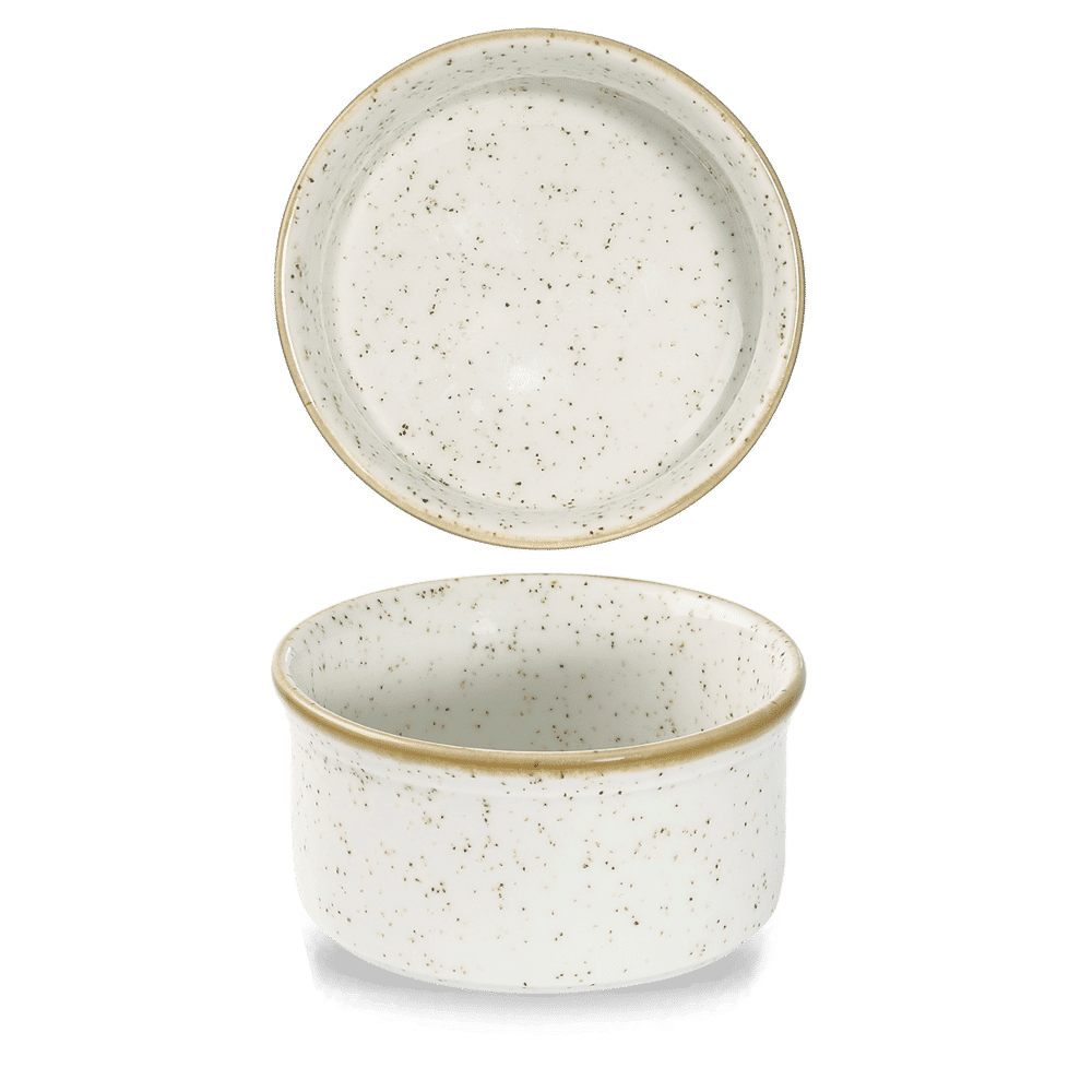 Stonecast Barley White  Large Ramekin 3 1/2" Box 24
