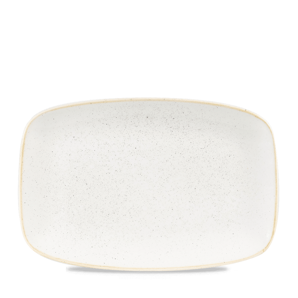 Stonecast Barley White Oblong Chefs Plate 12 X 7 4/5" Box 6