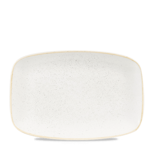Stonecast Barley White Oblong Chefs Plate 12 X 7 4/5" Box of 6 (3-5 Working Days Delivery)