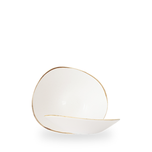 STONECAST BARLEY WHITE OPAL ORGANIC BOWL 20CM BOX 12