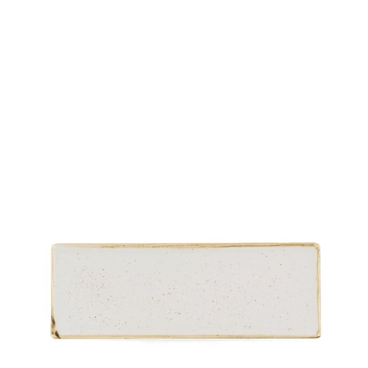 Stonecast Barley White Oblong Plate 25X9Cm Box of 6 (3-5 Working Days Delivery)