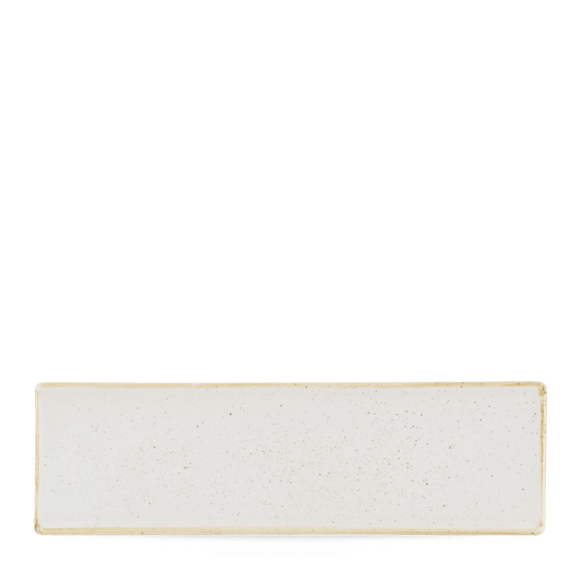 Stonecast Barley White Oblong Plate 30X9Cm Box of 6 (3-5 Working Days Delivery)