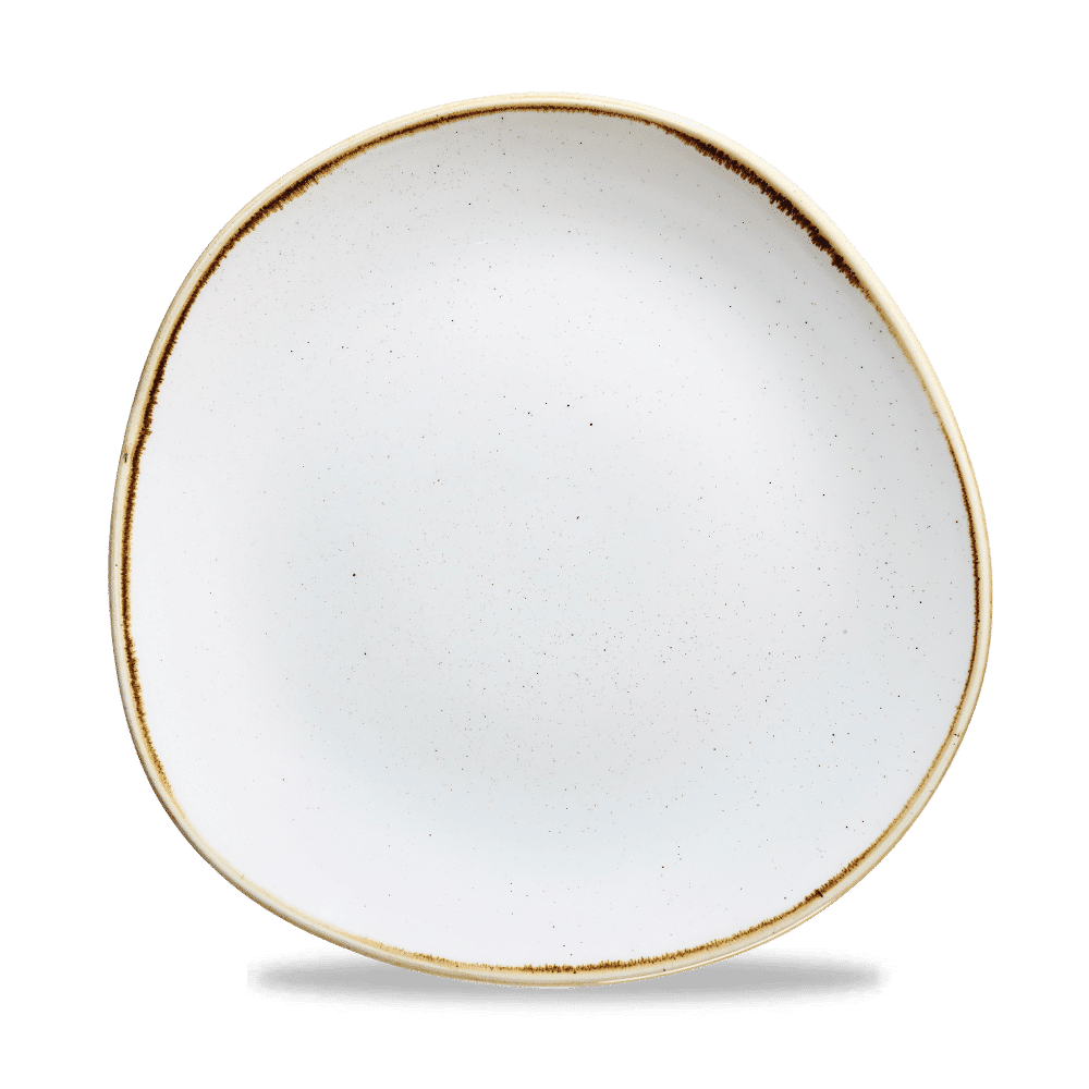 Stonecast Barley White Round Trace Plate 10 3/8" Box 12