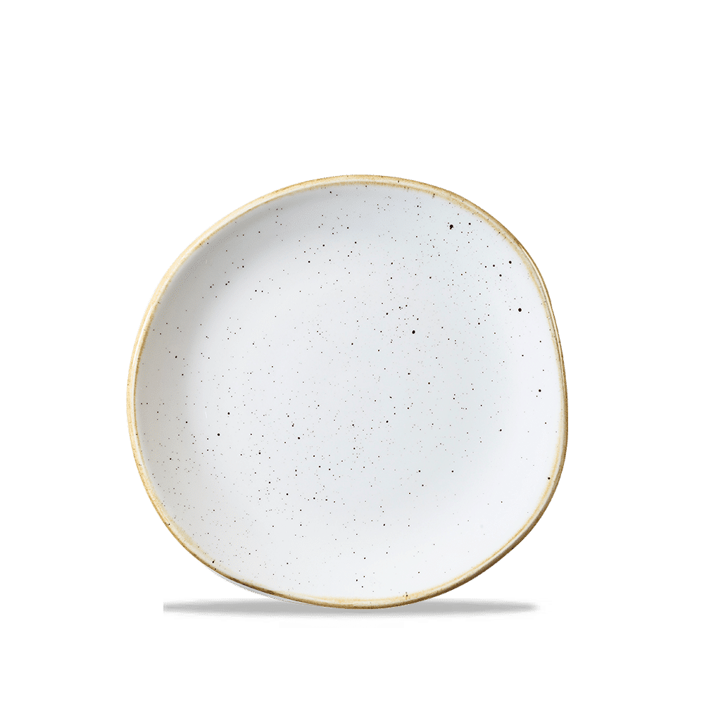 Stonecast Barley White Round Trace Plate 7 1/4" Box 12