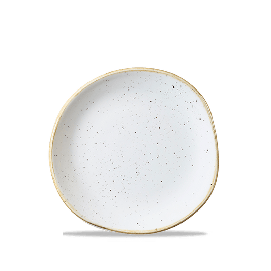 Stonecast Barley White Round Trace Plate 7 1/4" Box of 12 (3-5 Working Days Delivery)