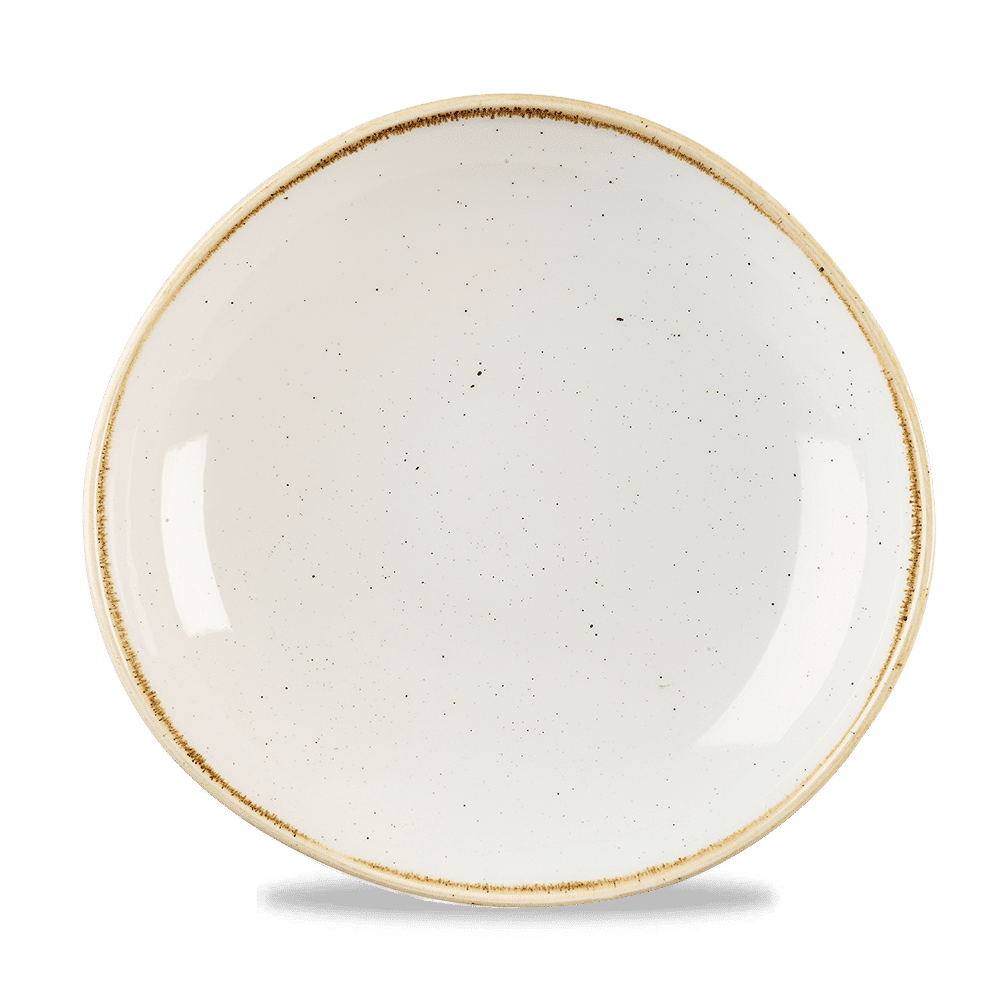 Stonecast Barley White Round Trace Bowl 25.3Cm Box 12