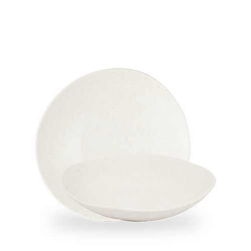 Stonecast Barley White Natural Organic Coupe Bowl 9 7/8"  Box 6
