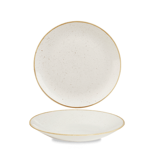 Stonecast Barley White Deep Coupe Plate 8 2/3" Box of 12 (3-5 Working Days Delivery)