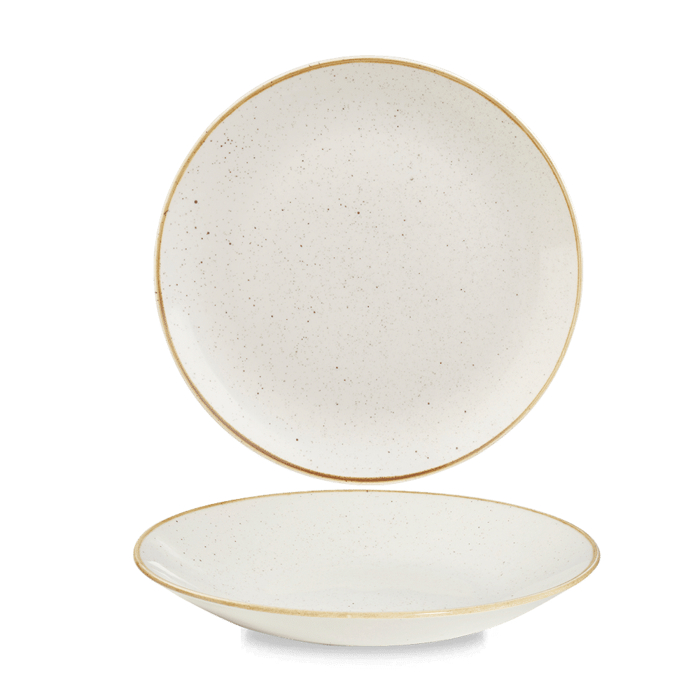 Stonecast Barley White  Deep Coupe Plate 9 2/5" Box 12