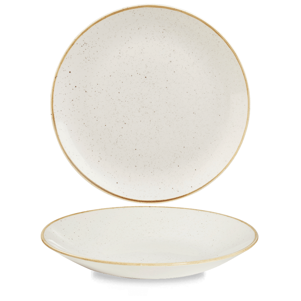Stonecast Barley White  Deep Coupe Plate 11" Box 12