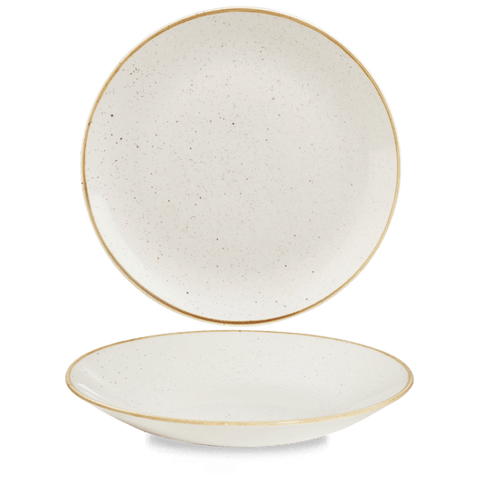 Stonecast Barley White Deep Coupe Plate 11" Box of 12 (3-5 Working Days Delivery)
