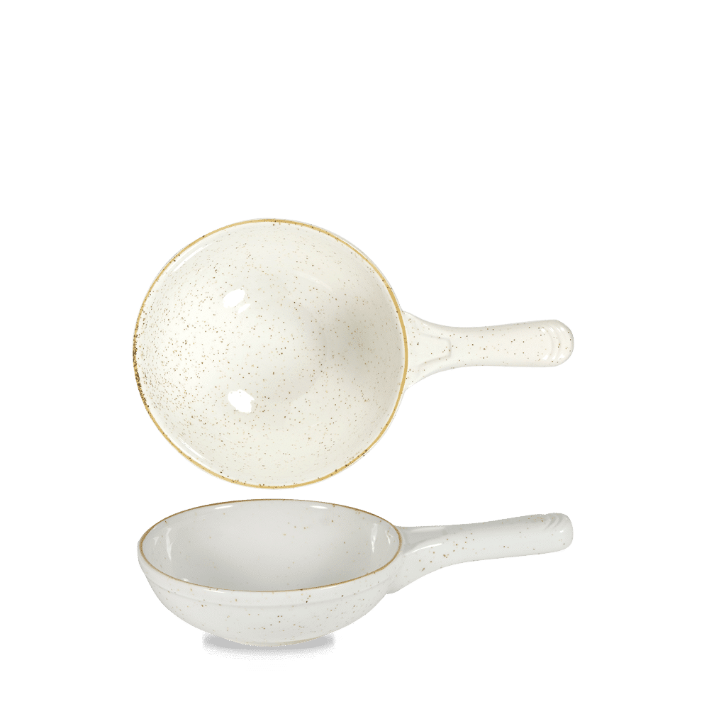 Stonecast Barley White  Small Skillet 13Oz Box 6