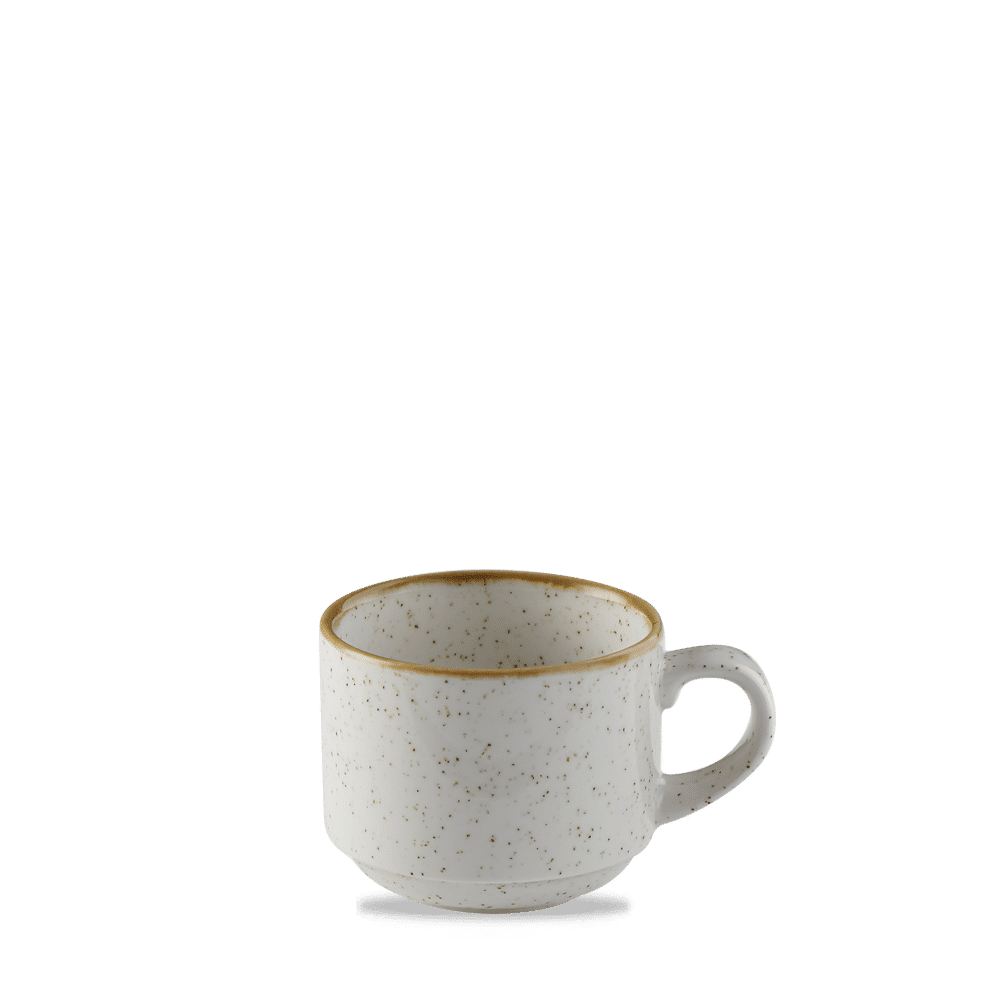 Stonecast Barley White Profile Stacking Cup 8Oz Box 12