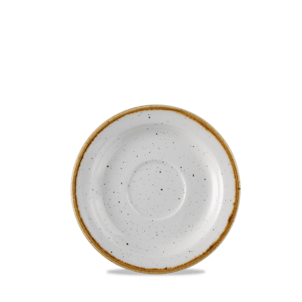 Stonecast Barley White Profile Saucer 5 7/8" Box 12