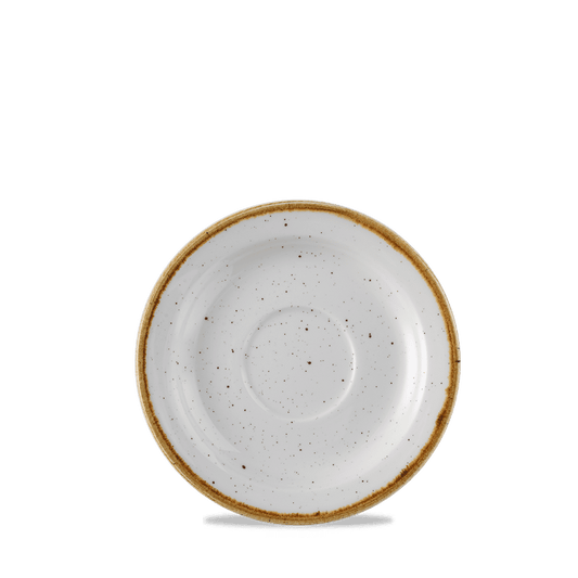 Stonecast Barley White Profile Saucer 5 7/8" Box of 12 (3-5 Working Days Delivery)