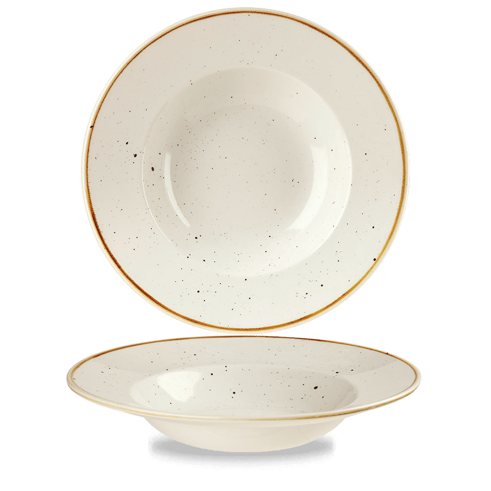 Stonecast Barley White Profile Wide Rim Bowl Large 27.69Cm Box 12