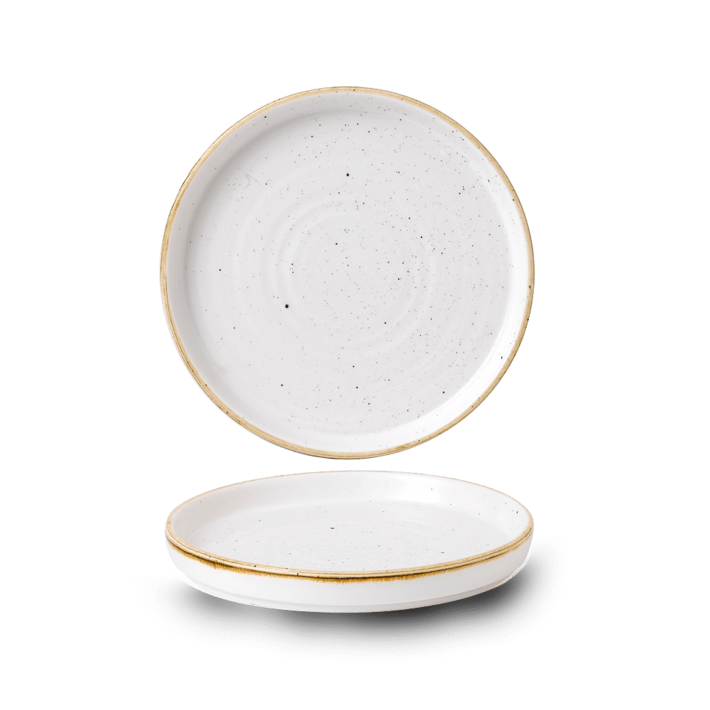 Stonecast Barley White  Walled Plate 6.3" Box 6