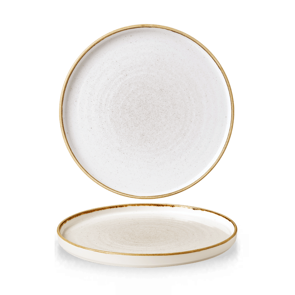 Stonecast Barley White  Walled Plate 10 2/8" Box 6