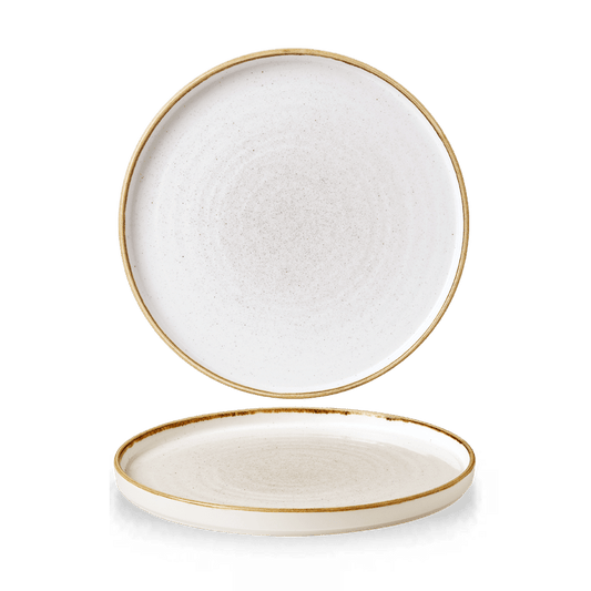 Stonecast Barley White Walled Plate 10 2/8" Box of 6 (3-5 Working Days Delivery)