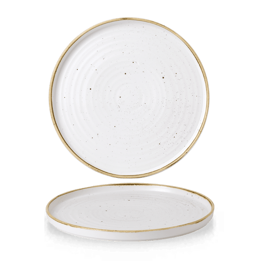 Stonecast Barley White Walled Plate 11" Box of 6 (3-5 Working Days Delivery)