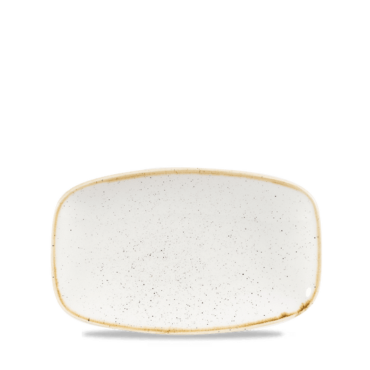 Stonecast Barley White Oblong Chefs Plate 7 4/5 X 4 3/4" Box of 12 (3-5 Working Days Delivery)