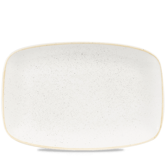 Stonecast Barley White Oblong Chefs Plate 13 1/2" X 9 1/4" Box of 6 (3-5 Working Days Delivery)