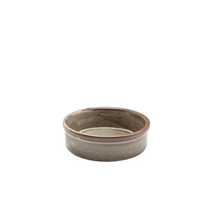 Terra Porcelain Grey Tapas Dish 10cm - Pack of 6