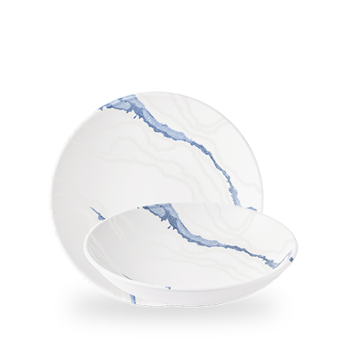 TIDE ACCENTS BLUE EVOLVE COUPE BOWL 9.75" Box of 12 (3-5 Working Days Delivery)