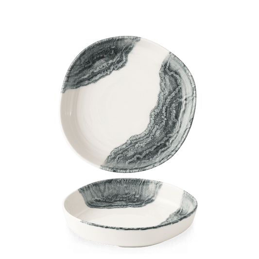Tide Black Organic Walled Bowl 9" Box of 6 (3-5 Working Days Delivery)