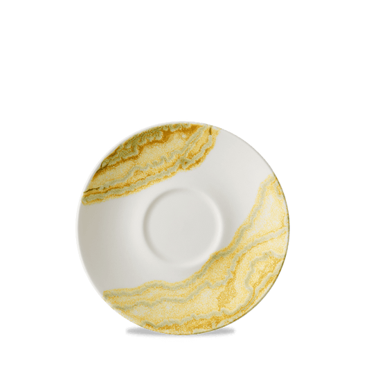 Tide Gold Cappuccino Saucer 6.25" Box of 12 (3-5 Working Days Delivery)