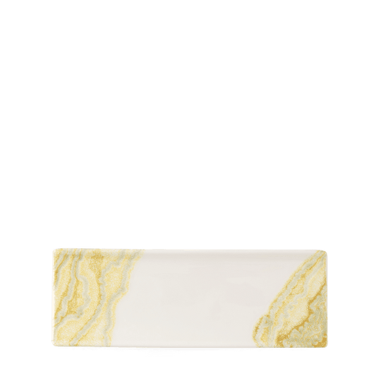 Tide Gold Oblong Plate 25X9Cm Box of 6 (3-5 Working Days Delivery)